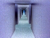 hallway shot in negative mode